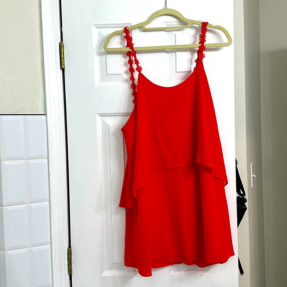 Bright Red Dress